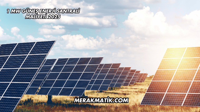 1 MW Güneş Enerji Santrali Maliyeti 2025