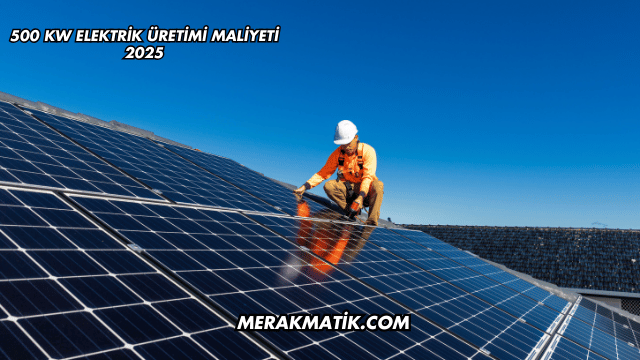 500 kW Elektrik Üretimi Maliyeti 2025