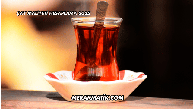 Çay Maliyeti Hesaplama 2025