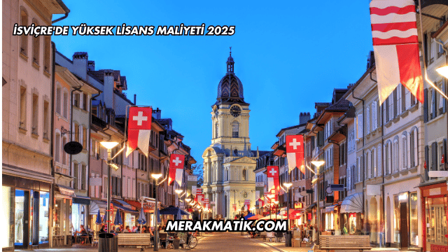 İsviçre'de Yüksek Lisans Maliyeti 2025