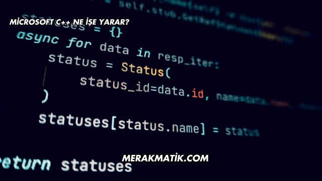 Microsoft C++ Ne İşe Yarar?